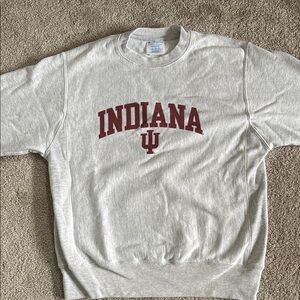 Champion Indiana University Gray Reverse Weave